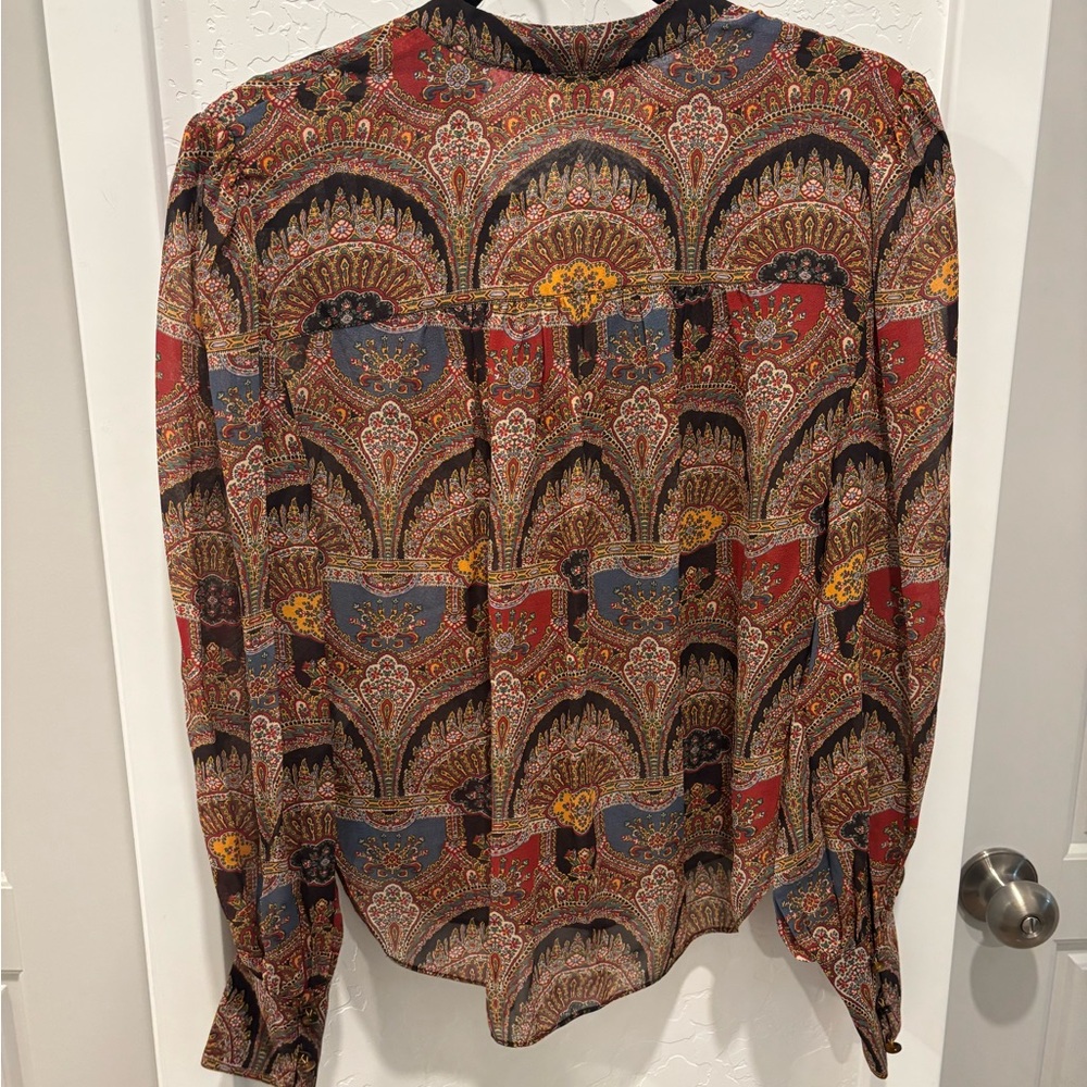 Veronica Beard Esmeralda Silk Blouse - Picture 5 of 5